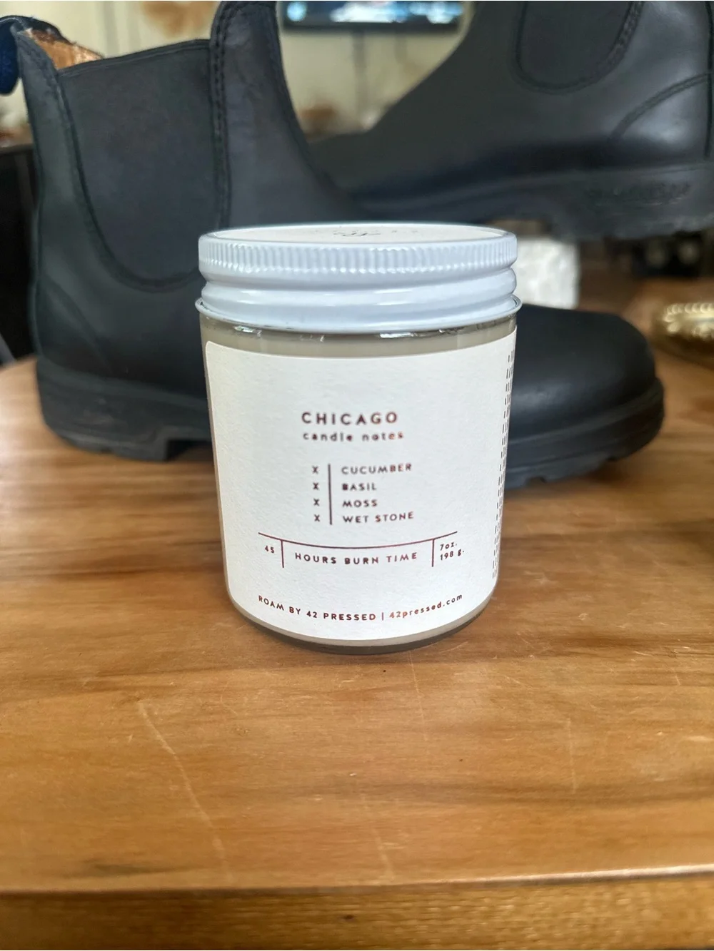 42 Pressed Chicago candle 7oz new soy Made on USA